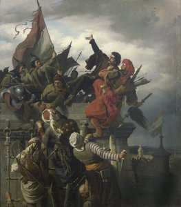 Alexander von Wagner El auto sacrificio de Titusz Dugovics 1859.jpg