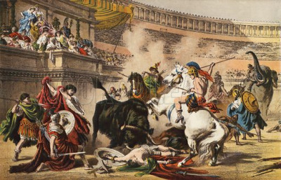 Alexander von Wagner A Roman Bullfight.jpg