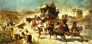 Alexander von Wagner El coche de correos español en Toledo.jpg