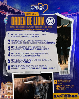 Toros del Conde de Mayalde Las aVentas 10 de mayo.jpg