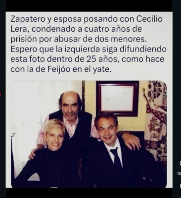 Zapatero y sonsoles con Cecilio Lera condenado 4 años abuso de menores.jpg