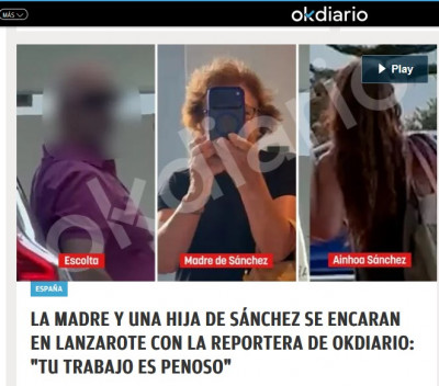 Madre y una hija de Sánchez contra una periodista de OK Diario.jpg