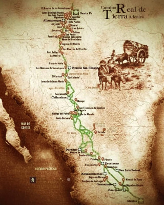Camino Real de Tierra Adentro con Zacatecas en la parte inferior.jpg