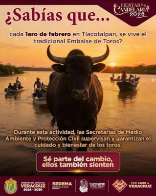 El embalse de toros Fiestas de la Candelaria Tlacotalpan, Veracruz Protección oficial.jpg