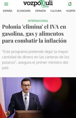 Polonia IVA gasolina alimentos.jpg