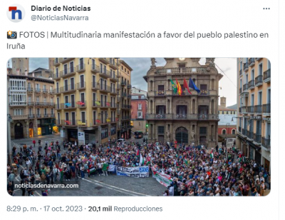 Multitudinaria manifestación a favor del pueblo palestino en Iruña.png