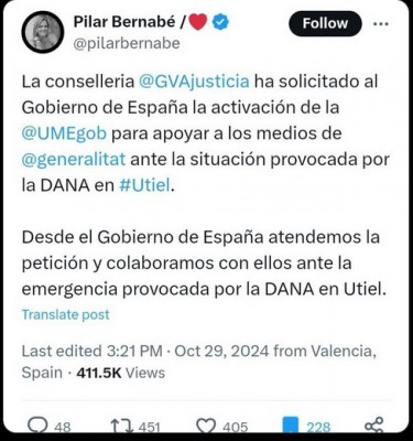 Pilar Bernabé traslada petición para activiar la UME.jpg