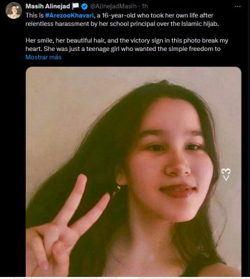 Arezoo Khavari 16 años suicidio.jpg