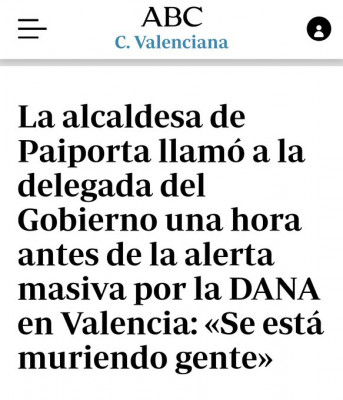 Paiporta Alcaldesa SOCIALISTA, llama a delegada SOCIALISTA para decirla que se está muriendo gente.jpg